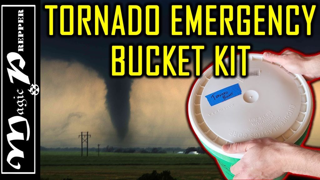 Tornado Emergency Kit in a Bucket