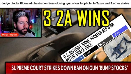 Bump Stock Ban No More, Pistol Brace Rule Vacated, Gun Show Loophole Injunction