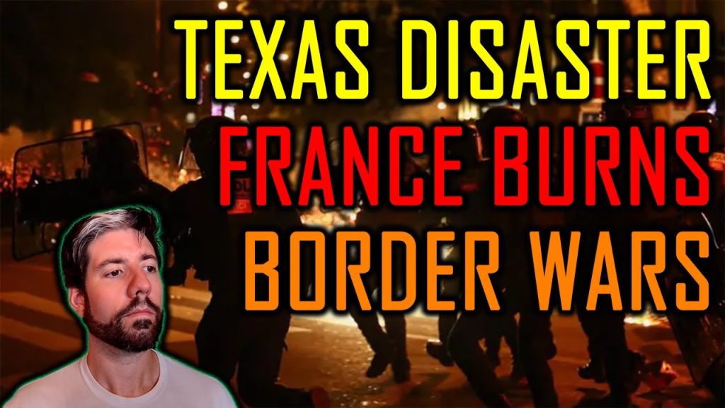 Grind Down TX Disaster, France Burns, UKR Tries to Steal NUKE Bomber, Poland Border War Same as USA?