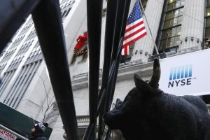 U.S. stocks mixed at close of trade; Dow Jones Industrial Average down 0.61%