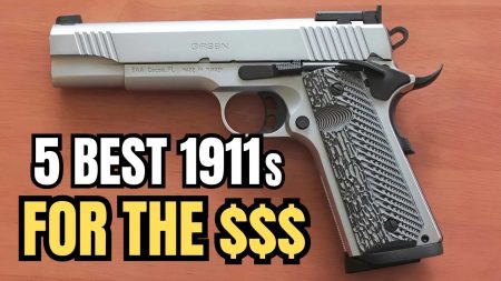 5 Best 1911 Handguns For The Money [You’ll Fall in Love]