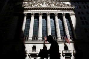 U.S. stocks lower at close of trade; Dow Jones Industrial Average down 0.94%