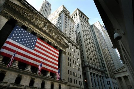 U.S. stocks lower at close of trade; Dow Jones Industrial Average down 0.07%